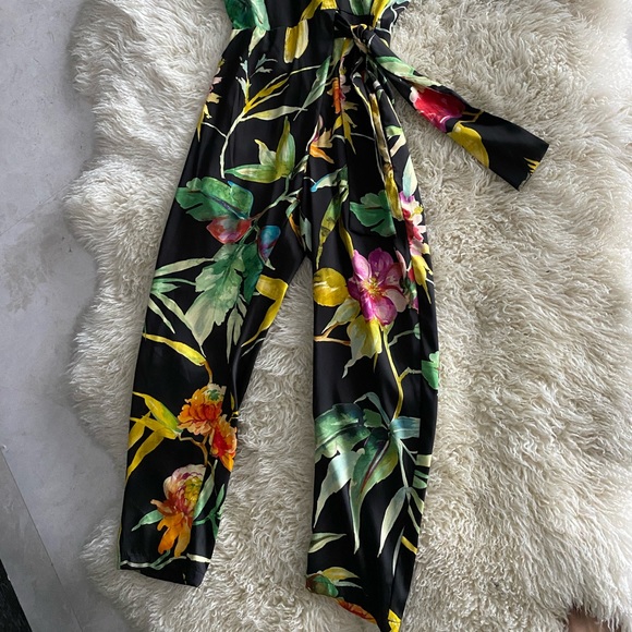 Zara silk jumpsuit xs nwt - Picture 4 of 13